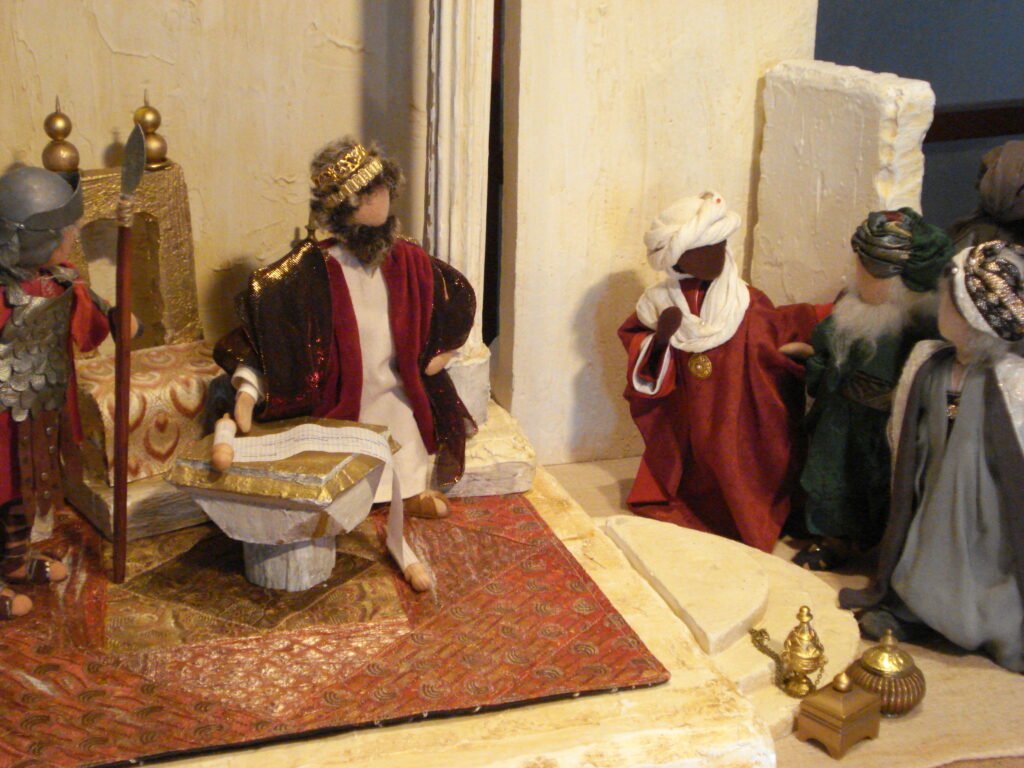 Krippenfigurenkurs "Drei Könige bei Herodes"